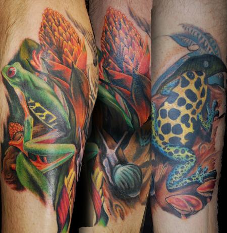 Chris Lowe - rainforest tattoo